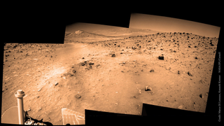 The Last Dying View of a Brave Mars Explorer